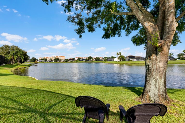 Beautiful lake at Formosa Gardens